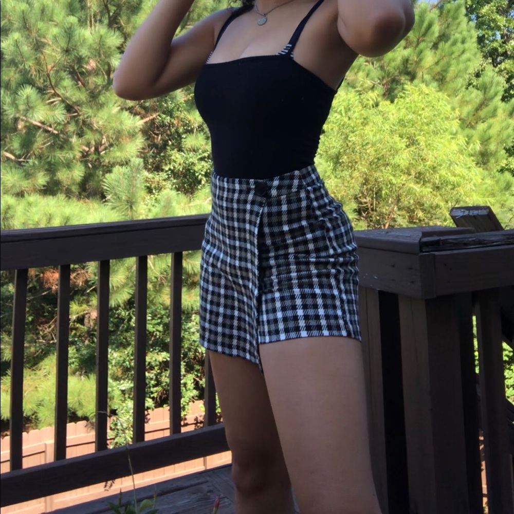 SOLD!! ☆ plaid skort ☆